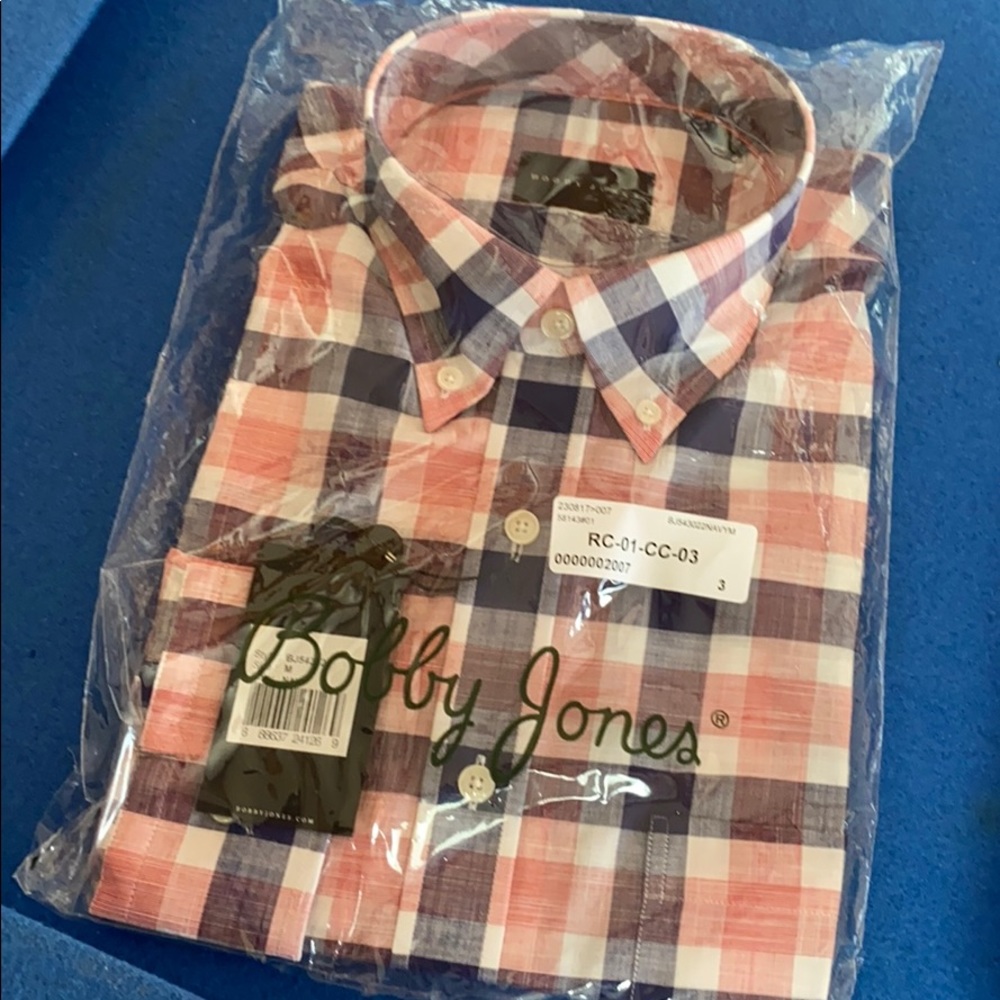 Bobby Jones Dress Shirt M NWT